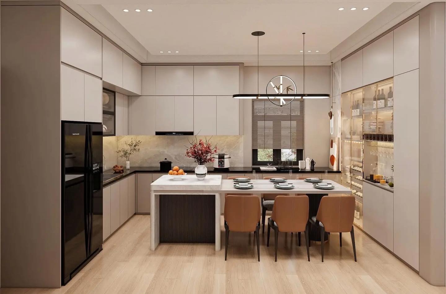 Thi công nội thất bếp và hệ tủ cao cấp